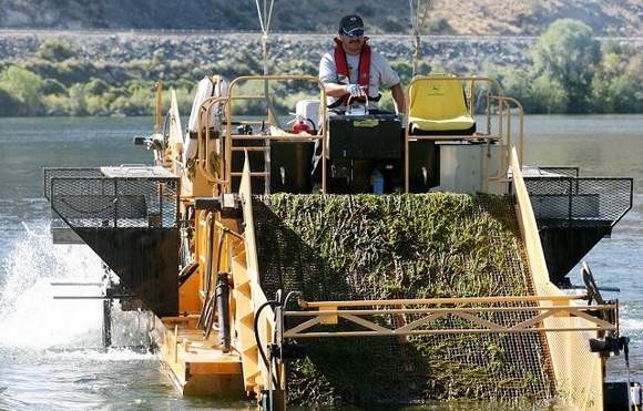 Chelan County Weed Harvester