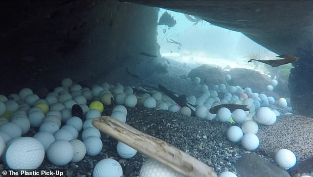 Golf Balls in the Ocean